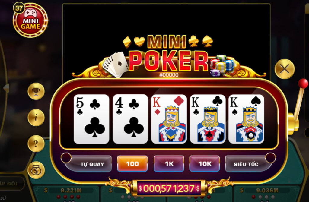 Tìm hiểu về game cá cược mini Poker của sân chơi Nhatvip